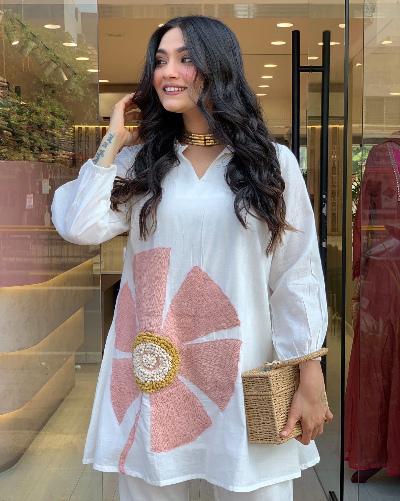 Elegant Embroidered Cotton Co-Ord Set for the Stylish Woman | Summer Collection
