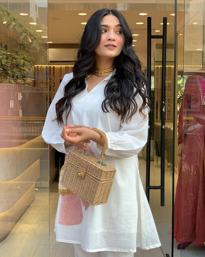 Elegant Embroidered Cotton Co-Ord Set for the Stylish Woman | Summer Collection
