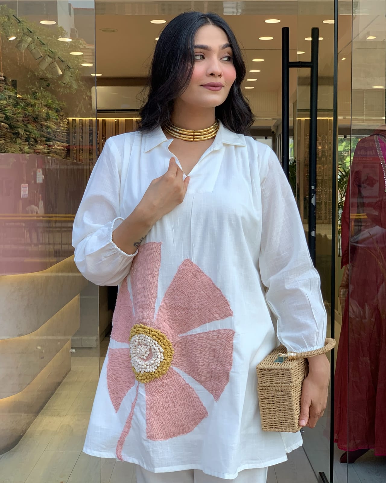 Elegant Embroidered Cotton Co-Ord Set for the Stylish Woman | Summer Collection