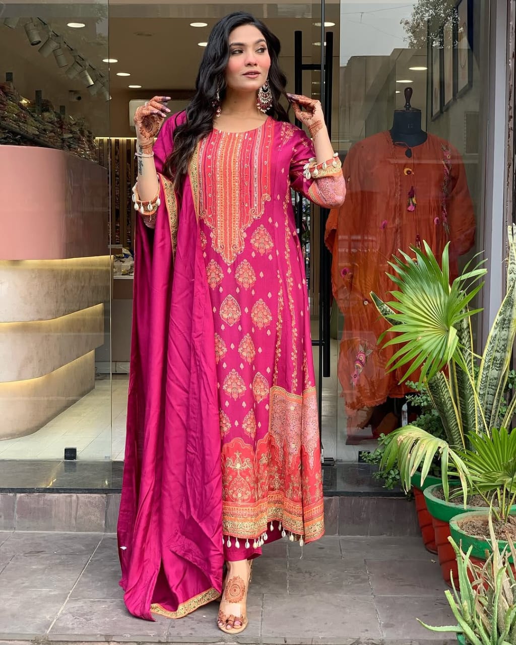 Women's Pakistani Reshmi Suit – Muntahaa Premium Indian Ethnic Wear