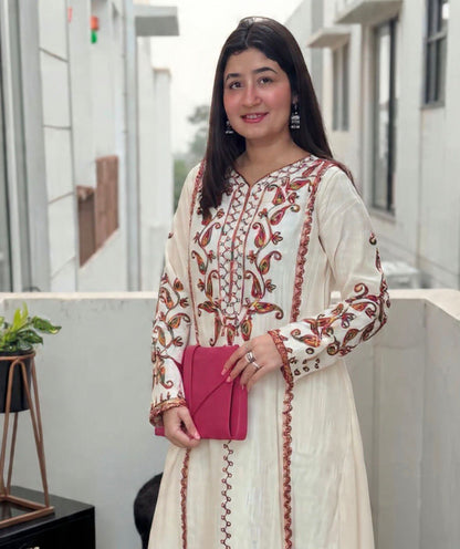 PURE COTTON KURTI AND PANT | HANDLOOM ATTIRE COTTON FLEX