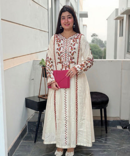 PURE COTTON KURTI AND PANT | HANDLOOM ATTIRE COTTON FLEX