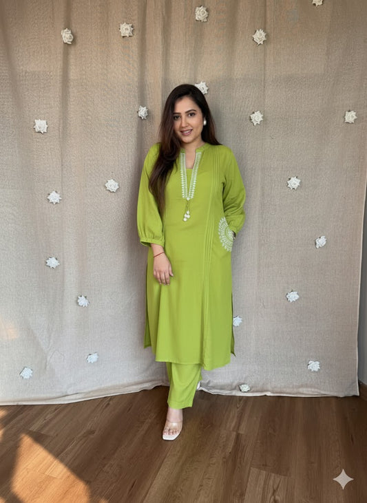 Classy and elegant with our new pure cotton cord set |