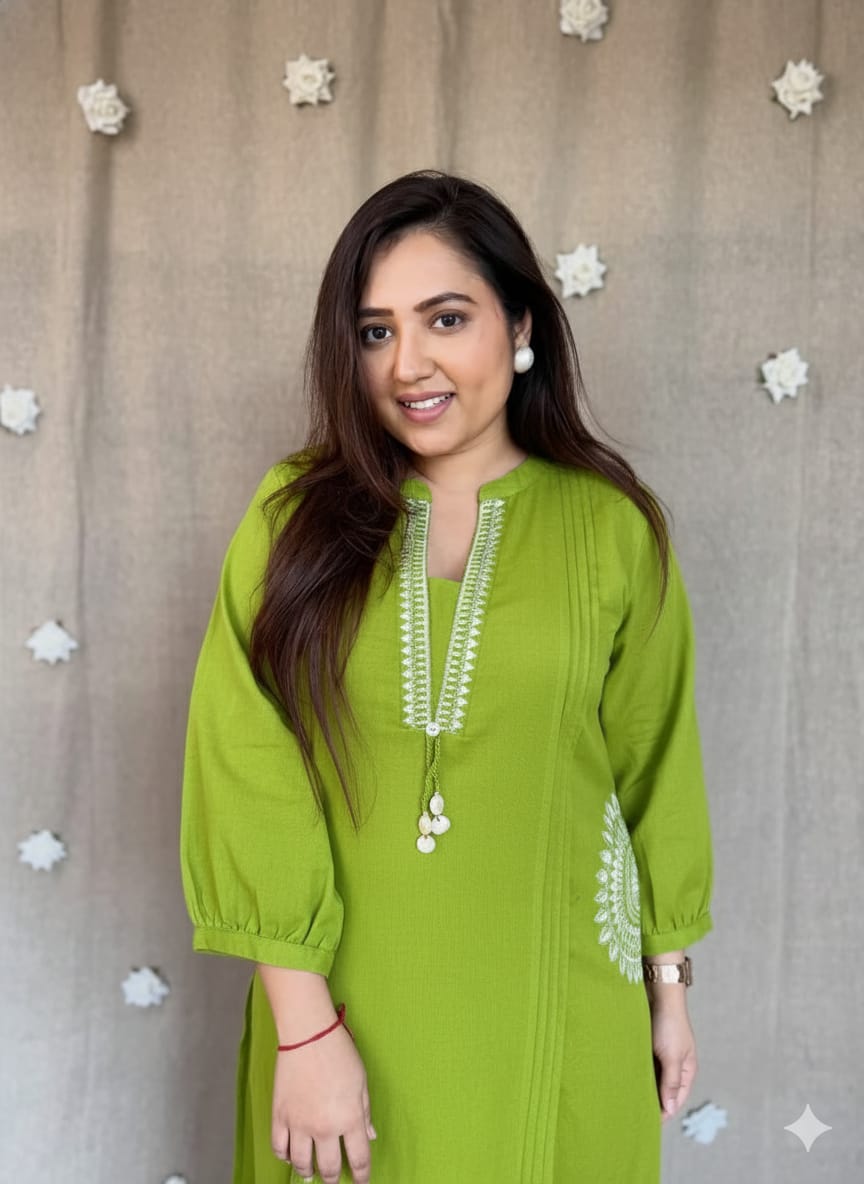 Classy and elegant with our new pure cotton cord set |