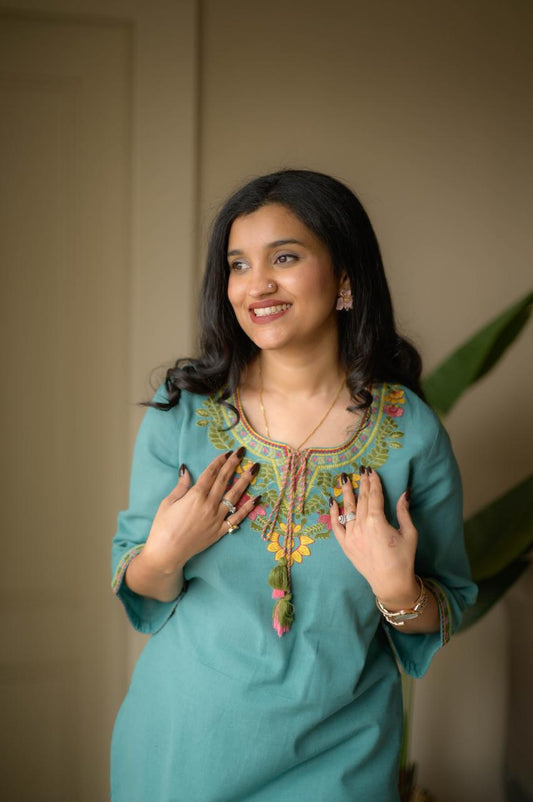 Premium Embroidered Co-ord Set |