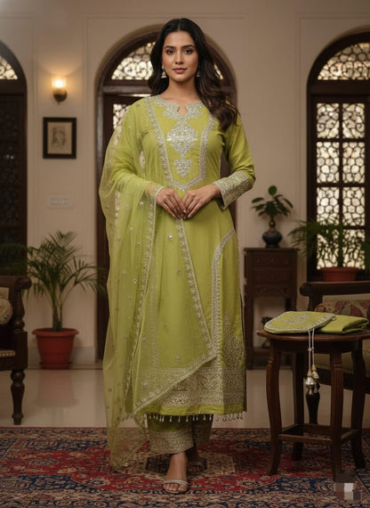 HEVAY PURE ROMAN SILK 3 PIECE SET WITH POTALI (BAG) |