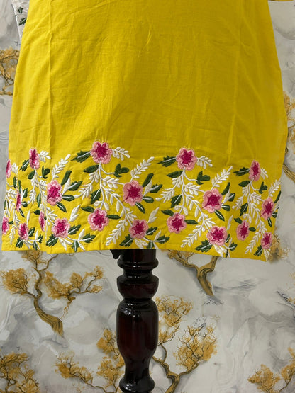 Red Embroidered Co-ord Set |