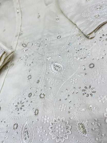 Party Wear Look Pure Chanderi Silk CORD SET Set |