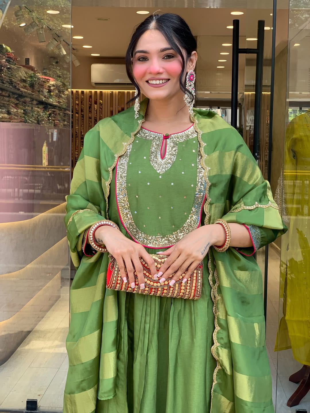 Mul Chanderi Ethnic Suit Set for Women – Festive Indian Wear