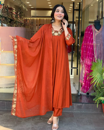 PURE COTTONSUPER DYEING QUALITY WITH BEAUTIFUL EMBROEDRY NECK & SELEVES|