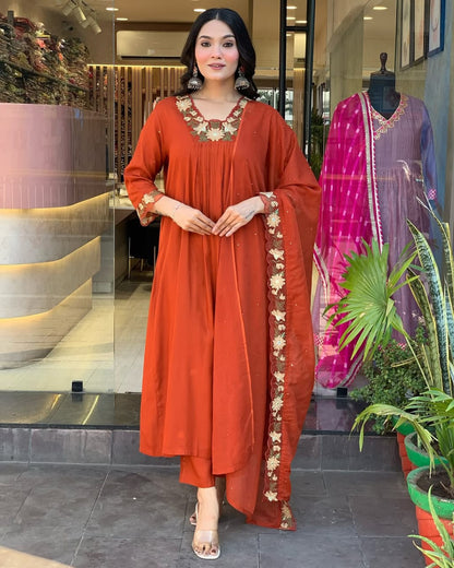 PURE COTTONSUPER DYEING QUALITY WITH BEAUTIFUL EMBROEDRY NECK & SELEVES|