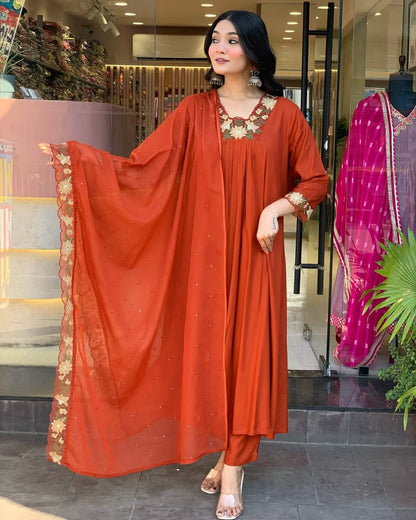 PURE COTTONSUPER DYEING QUALITY WITH BEAUTIFUL EMBROEDRY NECK & SELEVES|