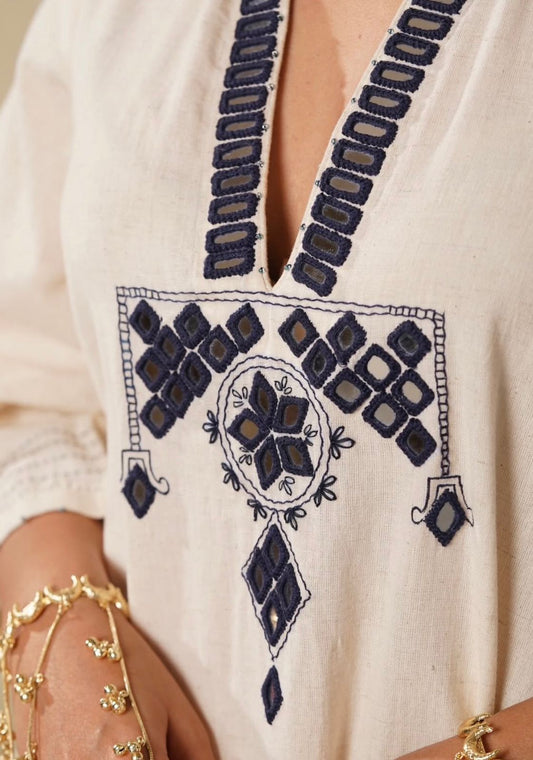 Heavy aari thread embroidery work | Kurti and pant |