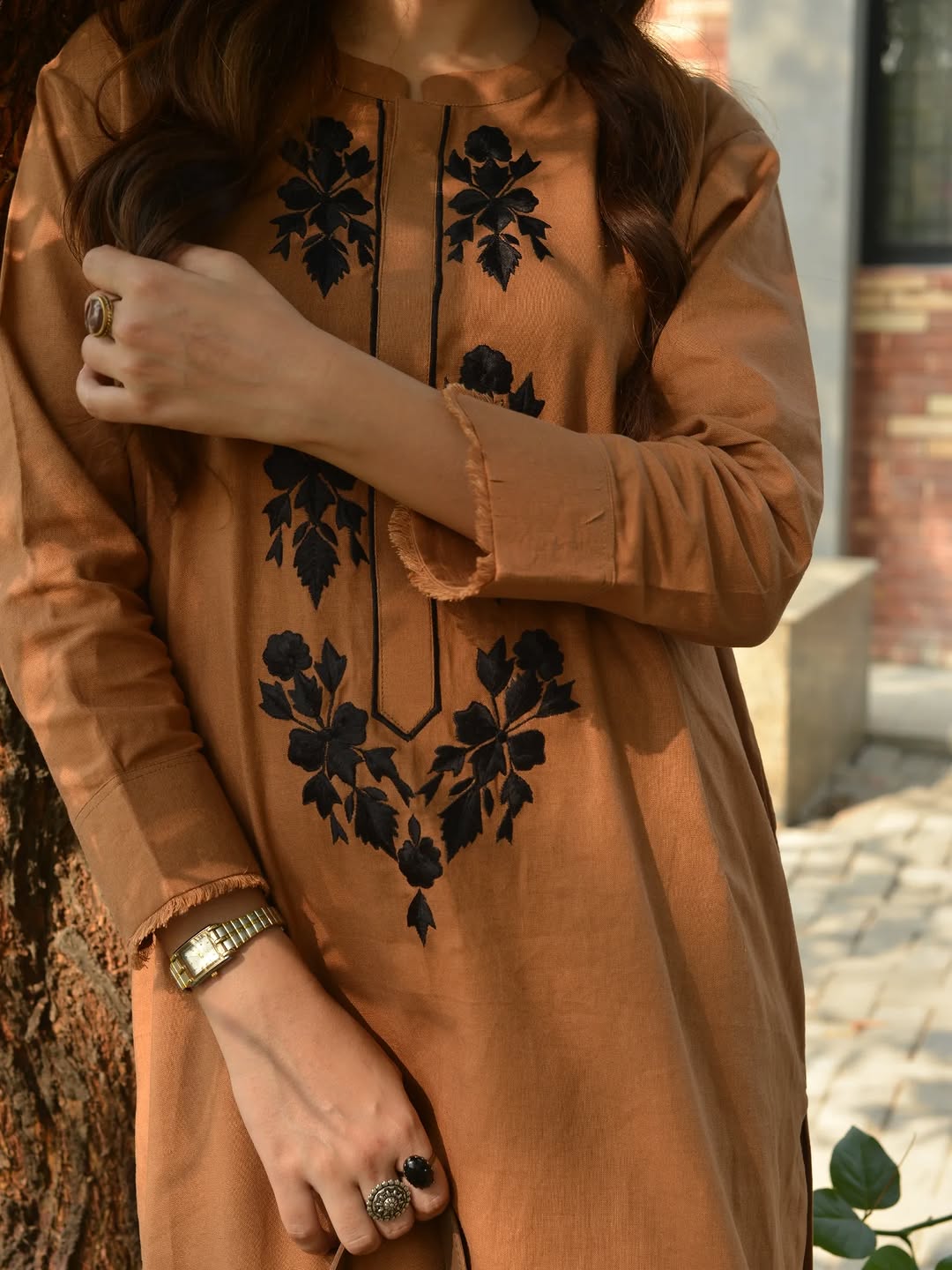 Premium cotton kurti set with elegant design - comfortable ethnic wear for women
